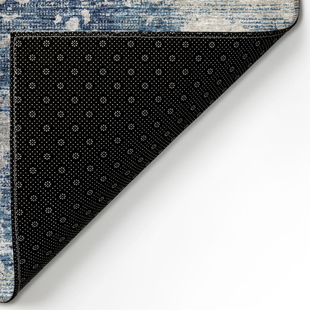 Indoor/Outdoor Accord AAC35 Blue Washable 5' x 7'6" Rug