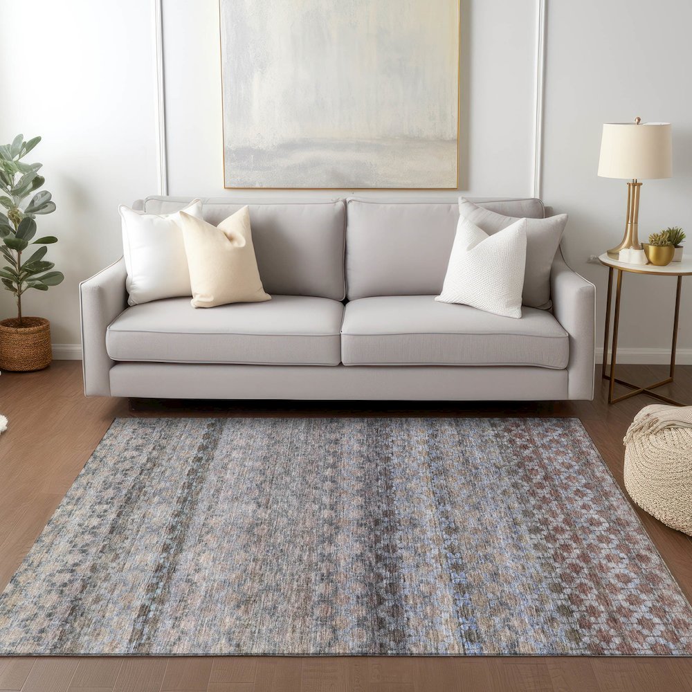 Luxury Washable Indoor/Outdoor Burano Brown 9' x 12' Rug