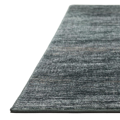 Ciara CR1 Charcoal 2'6" x 10' Runner Rug
