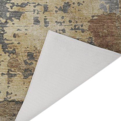 Luxury Washable Indoor/Outdoor Kochi Pewter 5' x 7'6" Rug