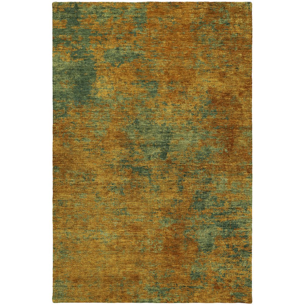 Luxury Washable Indoor/Outdoor Kochi Copper 9' x 12' Rug