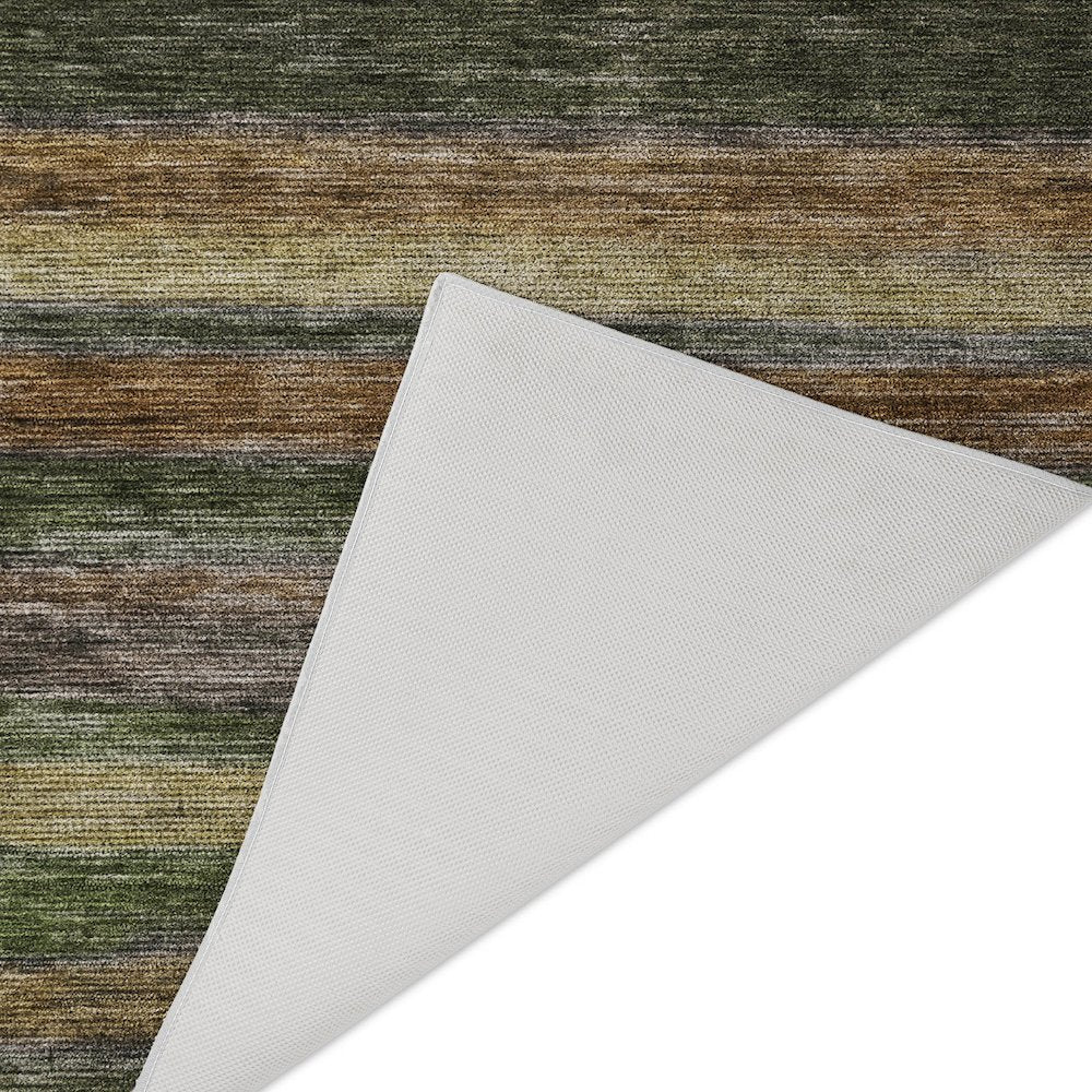 Luxury Washable Indoor/Outdoor Kochi Brown 5' x 7'6" Rug