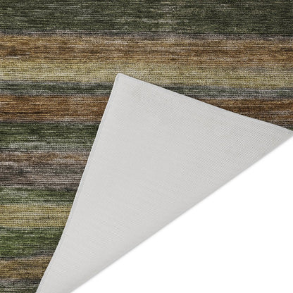 Luxury Washable Indoor/Outdoor Kochi Brown 5' x 7'6" Rug