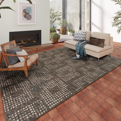 Delano DA1 Chocolate 9' x 12' Rug