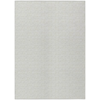 Indoor/Outdoor Marlo MO1 Linen Washable 3' x 5' Rug