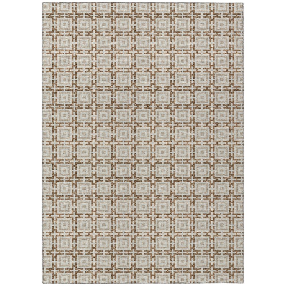 Indoor/Outdoor Marlo MO1 Taupe Washable 3' x 5' Rug