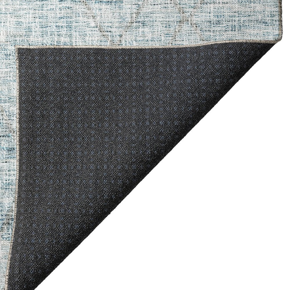 Luxury Washable Indoor/Outdoor Portico Teal 5' x 7'6" Rug