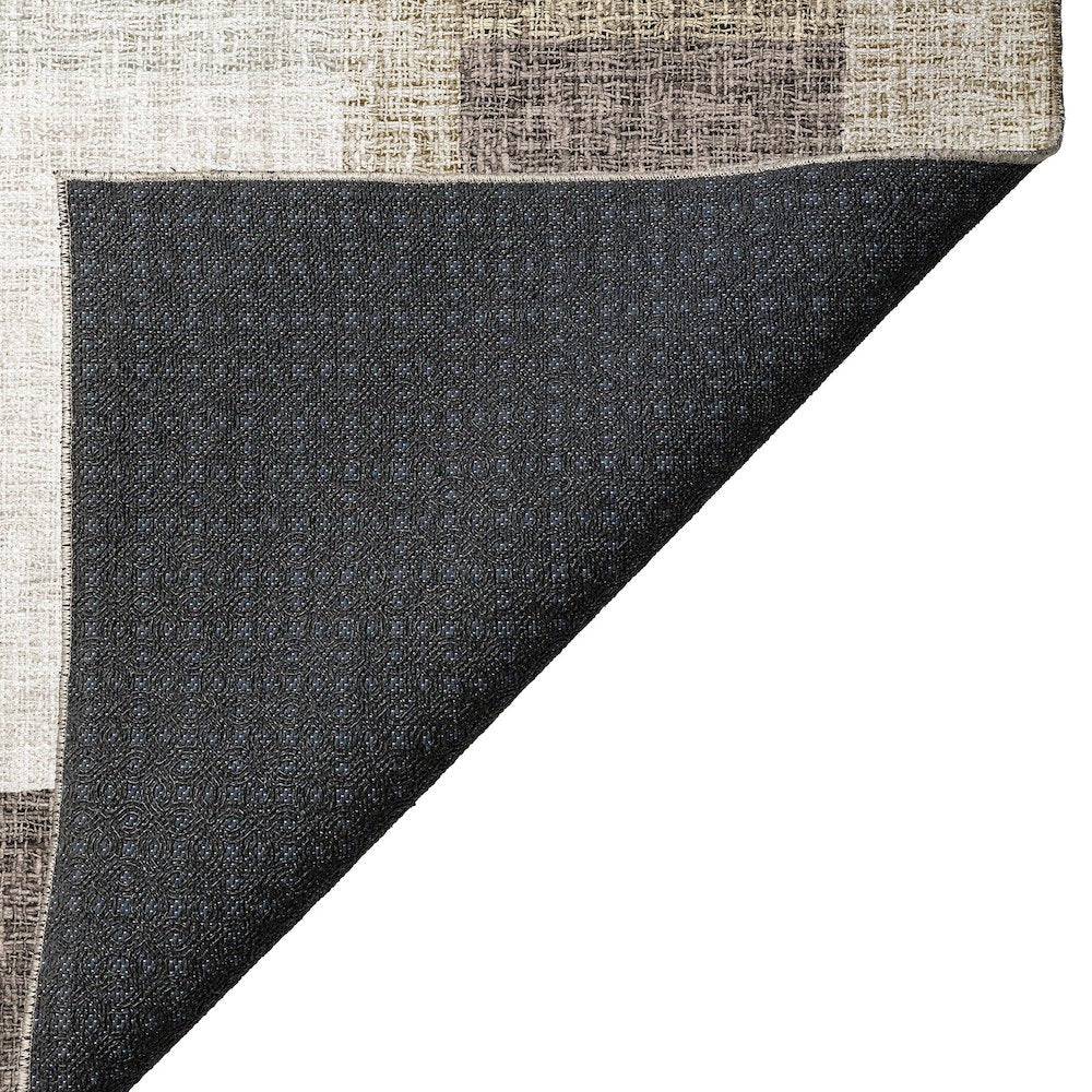 Luxury Washable Indoor/Outdoor Portico Brown 5' x 7'6" Rug