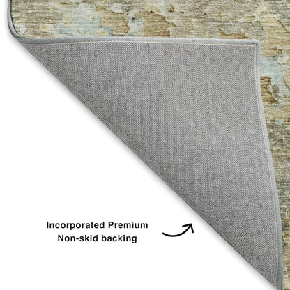 Luxury Washable Indoor/Outdoor Ravenna Brown 5' x 7'6" Rug