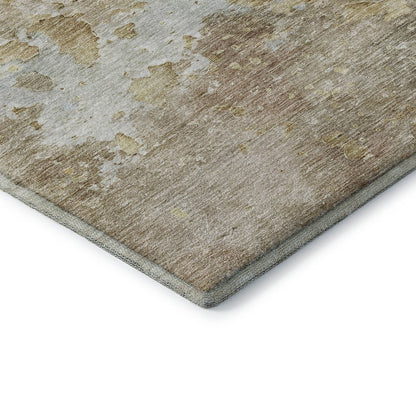Luxury Washable Indoor/Outdoor Ravenna Khaki 5' x 7'6" Rug