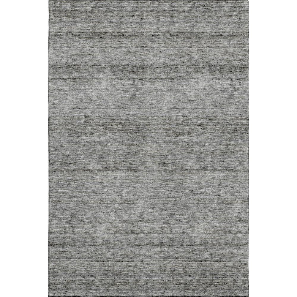 Luxury Washable Indoor/Outdoor Soft Essentials SE1 Gray 9' x 12' Rug