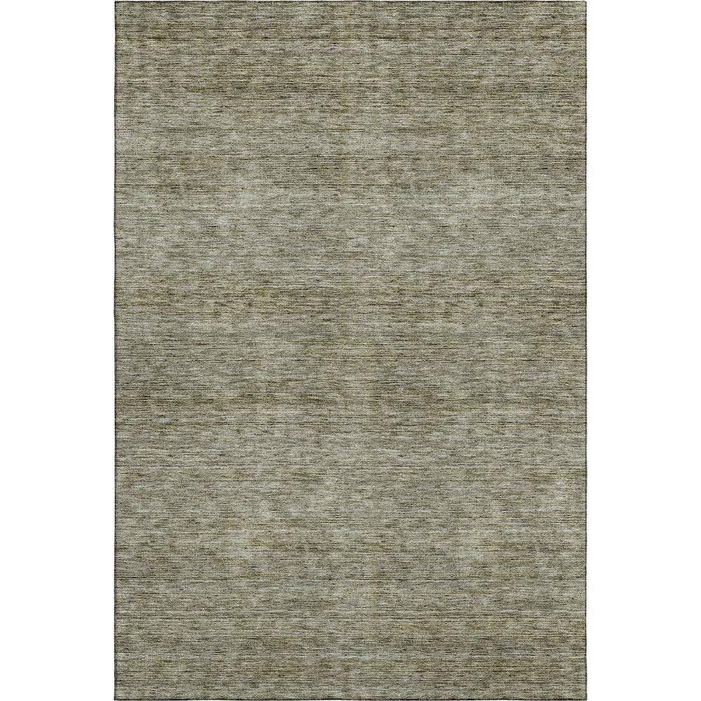 Luxury Washable Indoor/Outdoor Soft Essentials SE1 Green 9' x 12' Rug