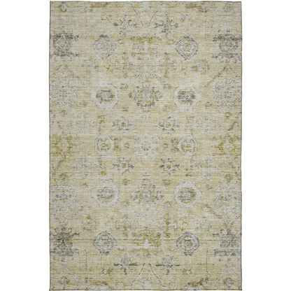 Luxury Washable Indoor/Outdoor Solace Beige 9' x 12' Rug