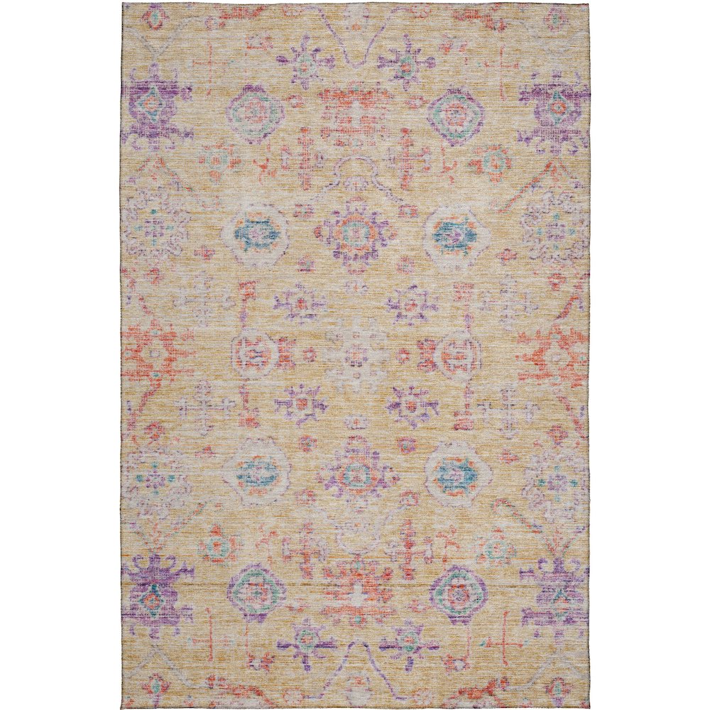 Luxury Washable Indoor/Outdoor Solace Peach 9' x 12' Rug
