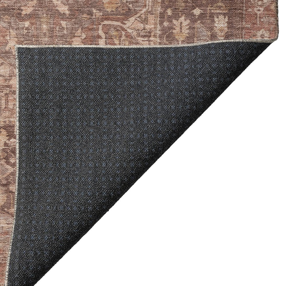 Luxury Washable Indoor/Outdoor Solace Burgundy 5' x 7'6" Rug