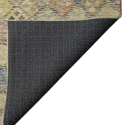 Luxury Washable Indoor/Outdoor Solace Gold 5' x 7'6" Rug