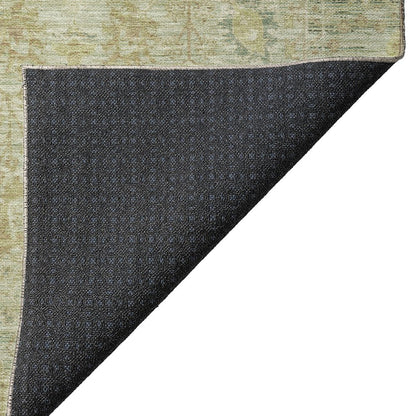 Luxury Washable Indoor/Outdoor Solace Sage 5' x 7'6" Rug