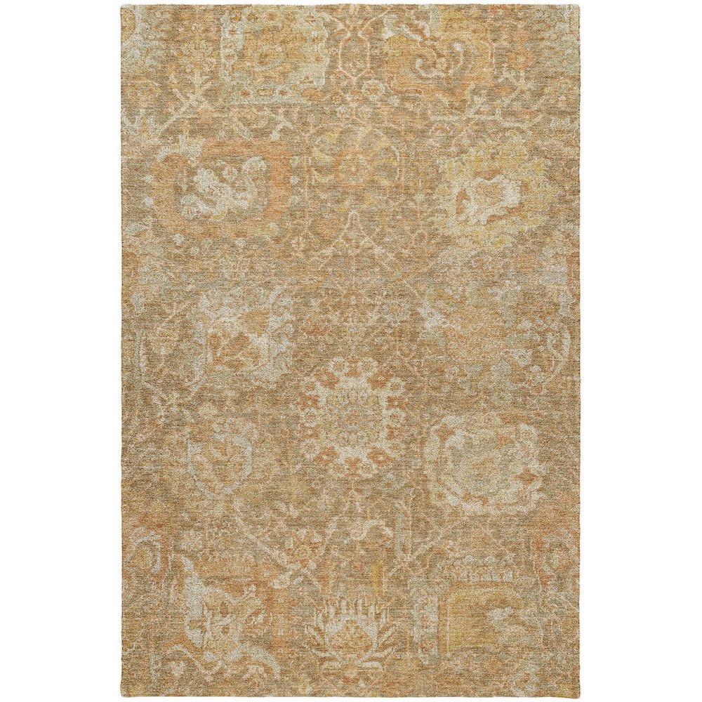 Luxury Washable Indoor/Outdoor Tabrook Khaki 9' x 12' Rug