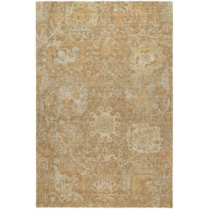 Luxury Washable Indoor/Outdoor Tabrook Khaki 9' x 12' Rug