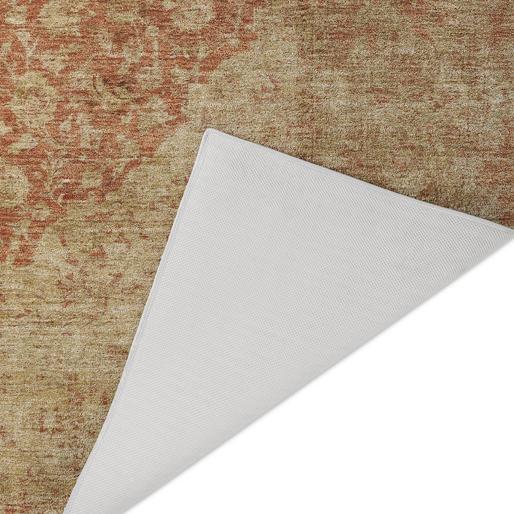 Luxury Washable Indoor/Outdoor Tabrook Paprika 5' x 7'6" Rug