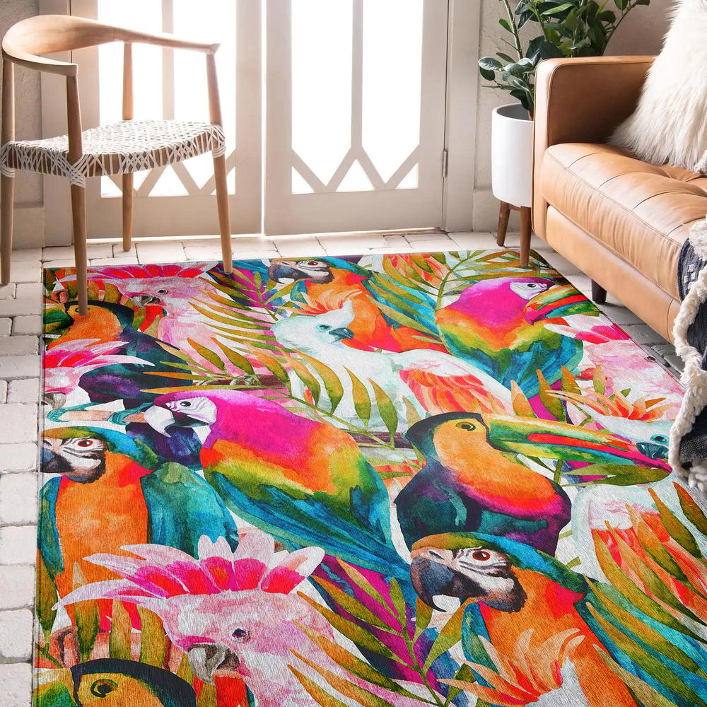 Indoor/Outdoor Tropics TC5 Confetti Washable 8' x 10' Rug