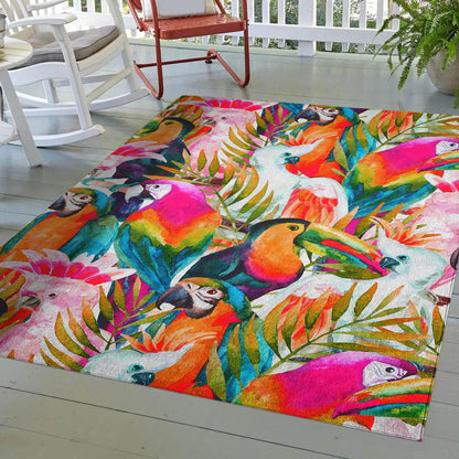 Indoor/Outdoor Tropics TC5 Confetti Washable 8' x 10' Rug