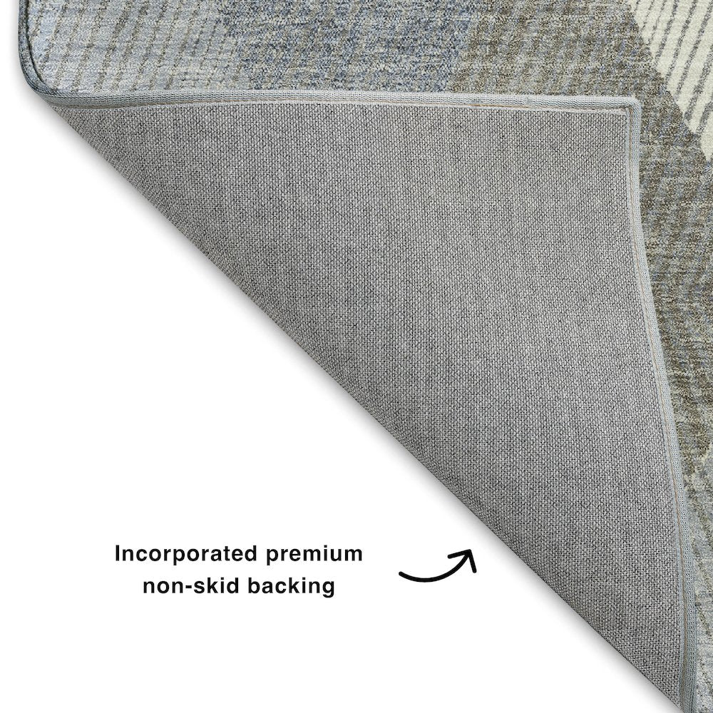 Luxury Washable Indoor/Outdoor The Reserve Denim 5' x 7'6" Rug