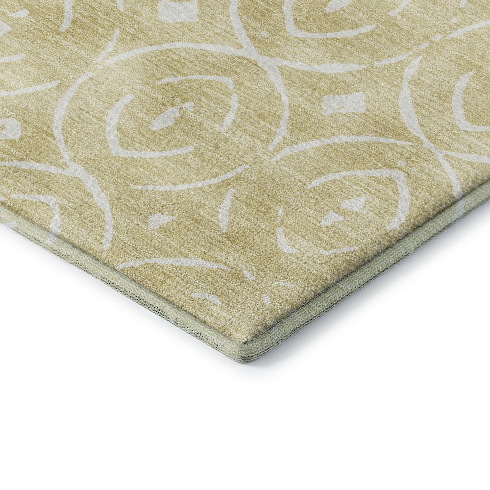 Luxury Washable Indoor/Outdoor The Reserve Wheat 5' x 7'6" Rug