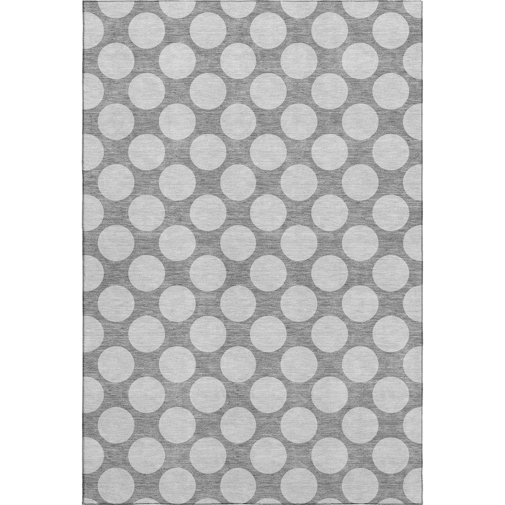 Luxury Washable Indoor/Outdoor The Reserve Gray 9' x 12' Rug