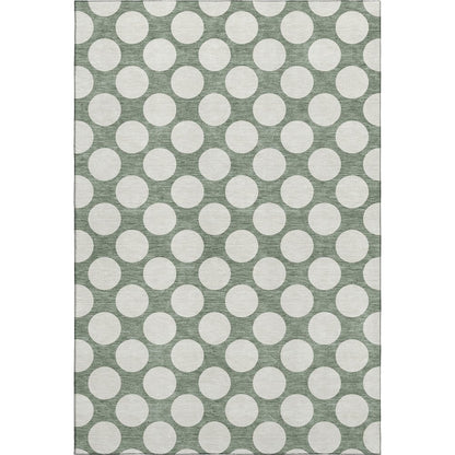 Luxury Washable Indoor/Outdoor The Reserve Sage 9' x 12' Rug