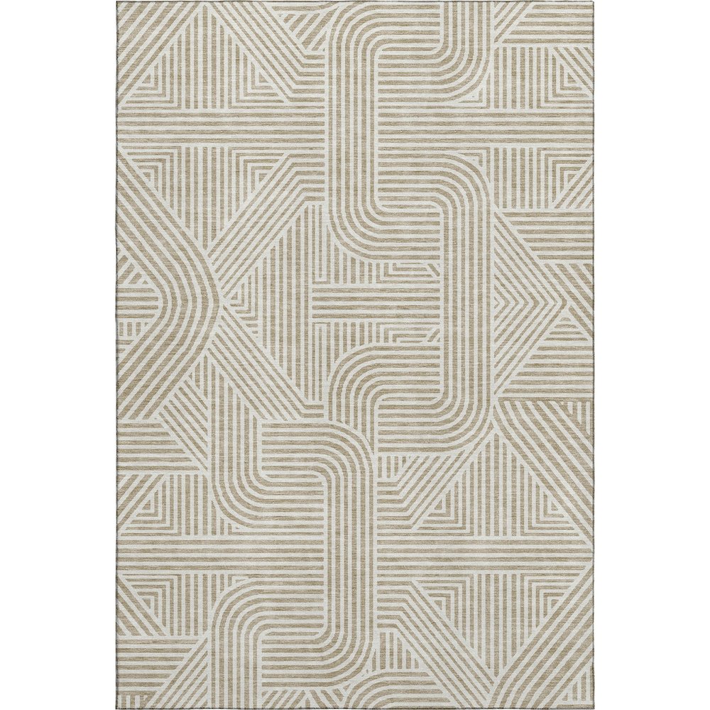 Luxury Washable Indoor/Outdoor The Reserve Putty 9' x 12' Rug