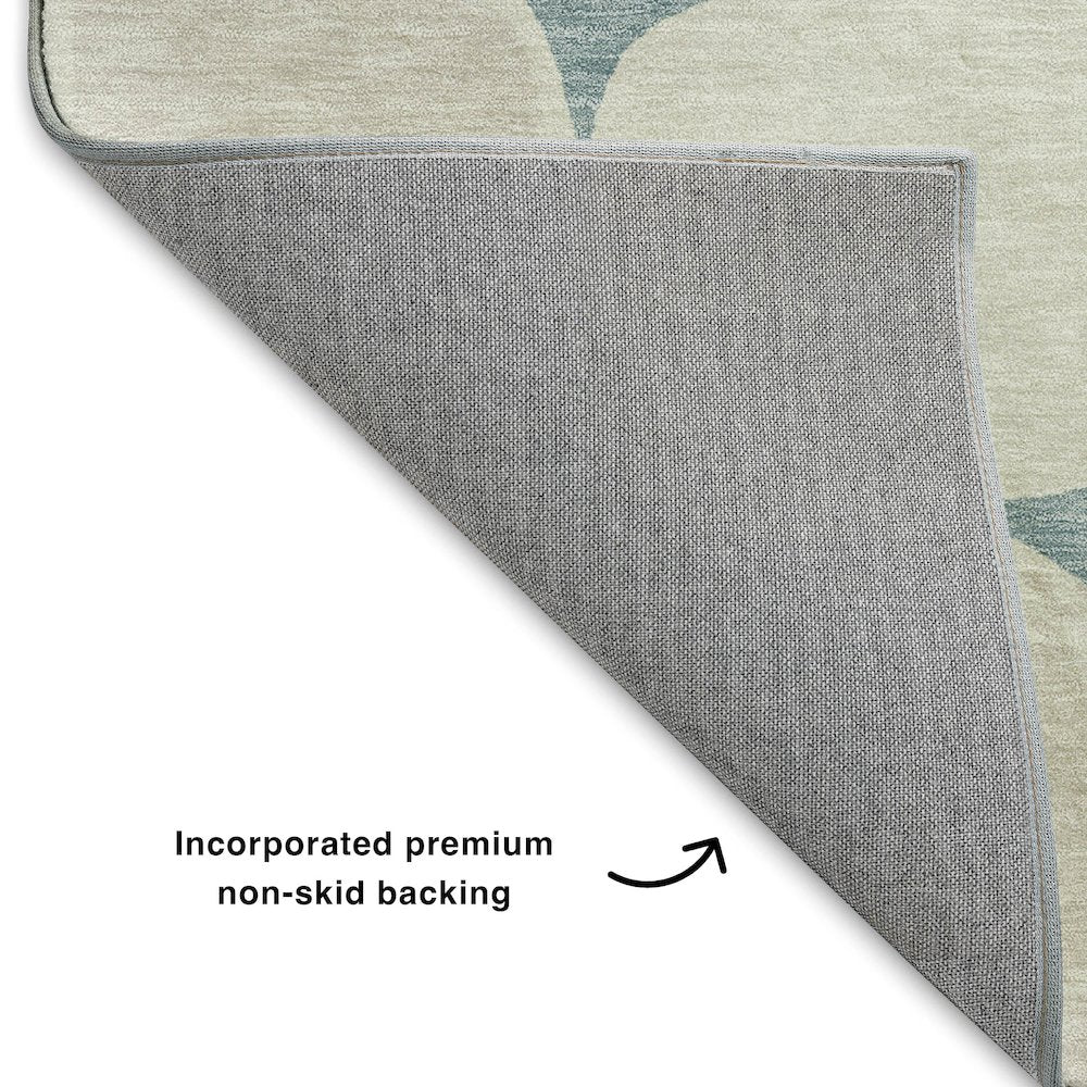 Luxury Washable Indoor/Outdoor The Reserve Teal 5' x 7'6" Rug