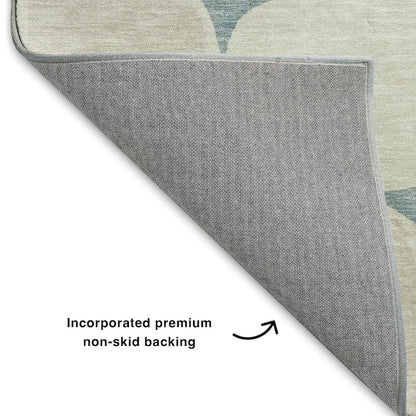 Luxury Washable Indoor/Outdoor The Reserve Teal 5' x 7'6" Rug