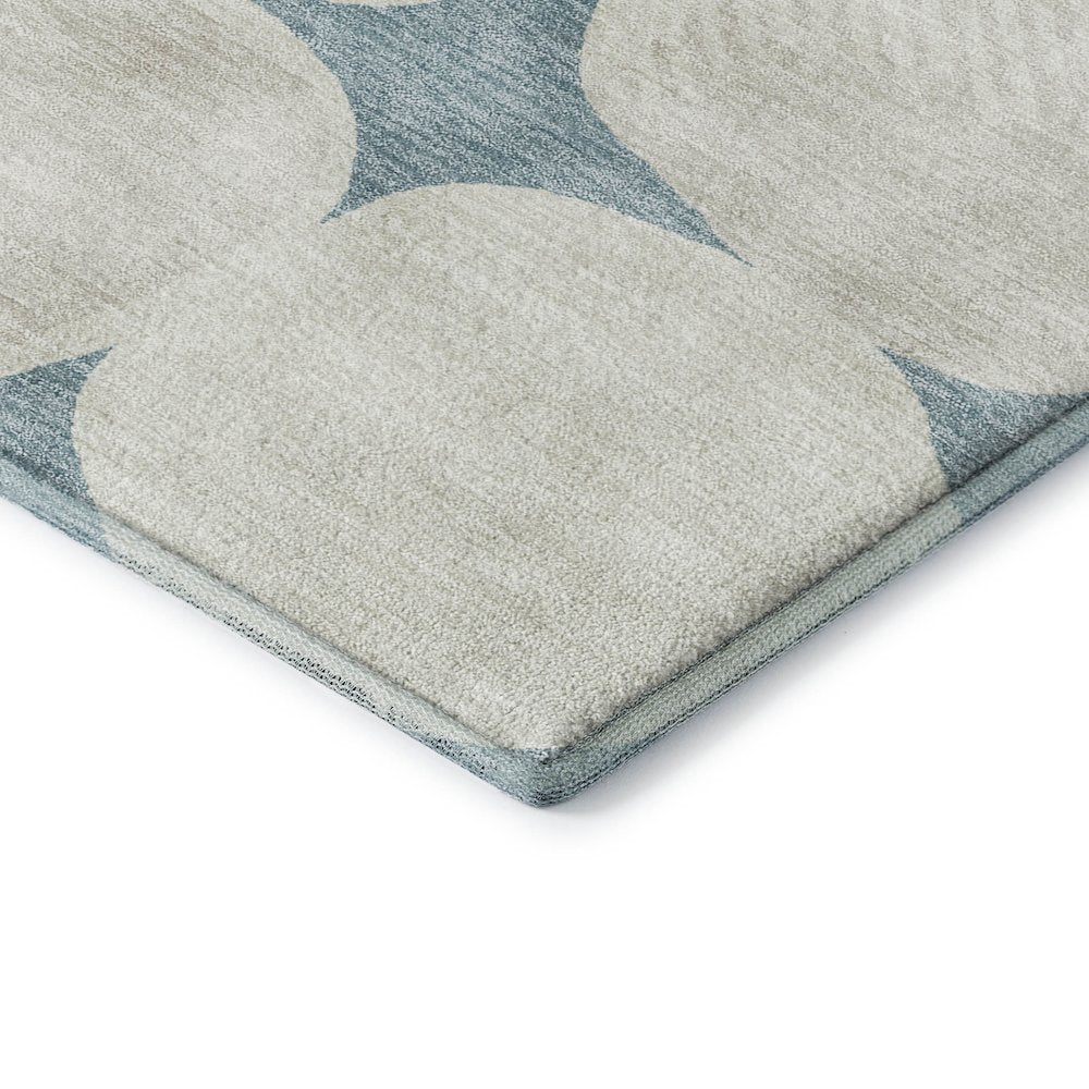 Luxury Washable Indoor/Outdoor The Reserve Teal 5' x 7'6" Rug