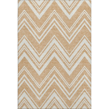 Luxury Washable Indoor/Outdoor The Reserve Peach 9' x 12' Rug