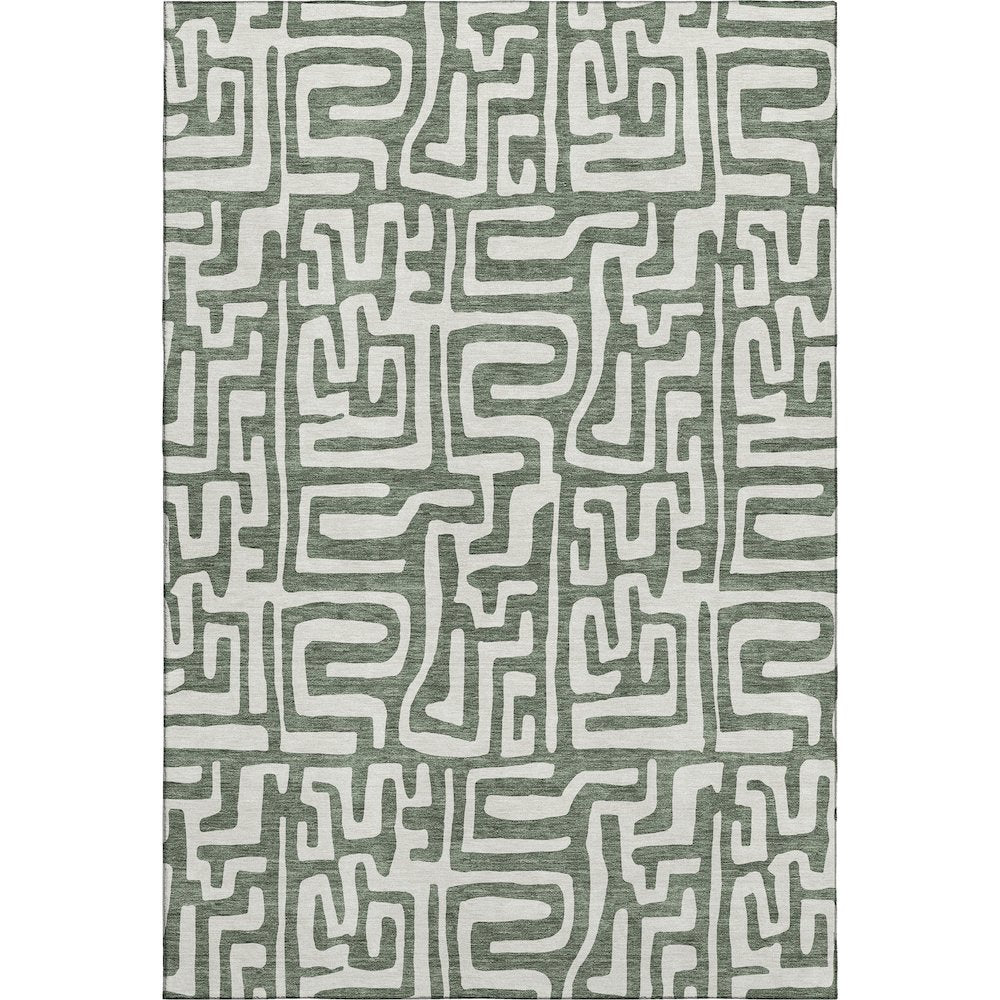 Luxury Washable Indoor/Outdoor The Reserve Basil 9' x 12' Rug