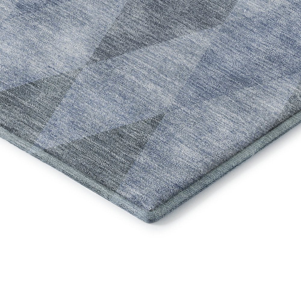 Luxury Washable Indoor/Outdoor The Reserve Denim 5' x 7'6" Rug