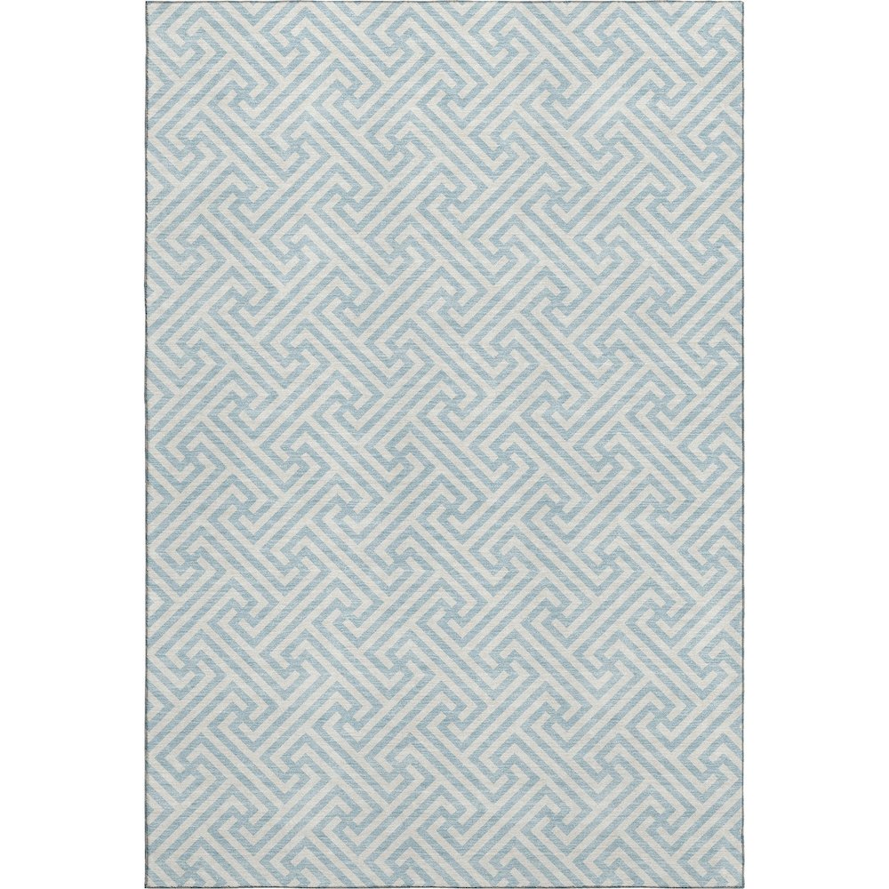 Luxury Washable Indoor/Outdoor The Reserve Sky 9' x 12' Rug