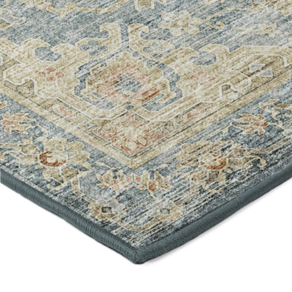 Tuscany TU13 Teal 2'6" x 12' Rug