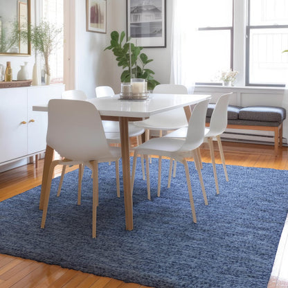 Luxury Washable Voyage VY2 Blue 9' x 12' Rug