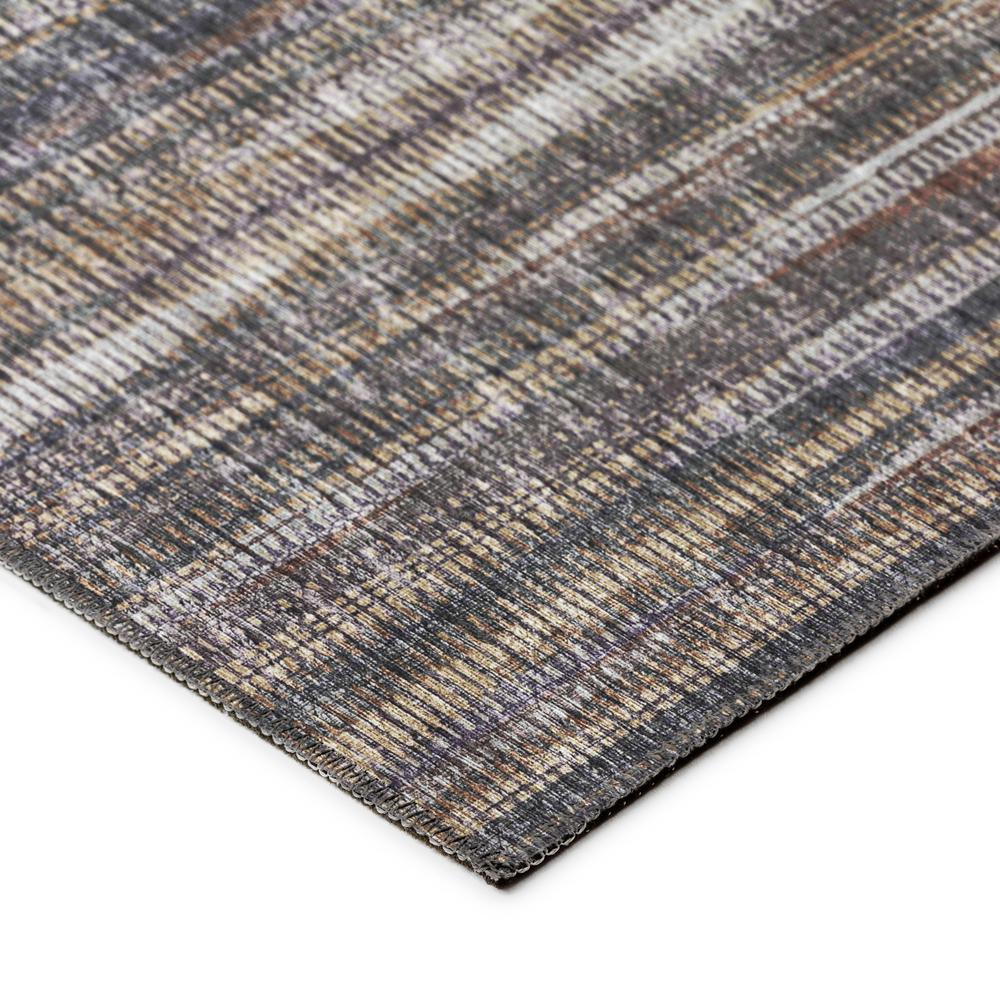 Waverly Brown Contemporary Striped 3' x 5' Area Rug Brown AWA31