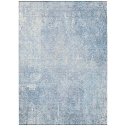 Machine Washable Indoor/Outdoor Chantille Sky 10' x 14' Rug