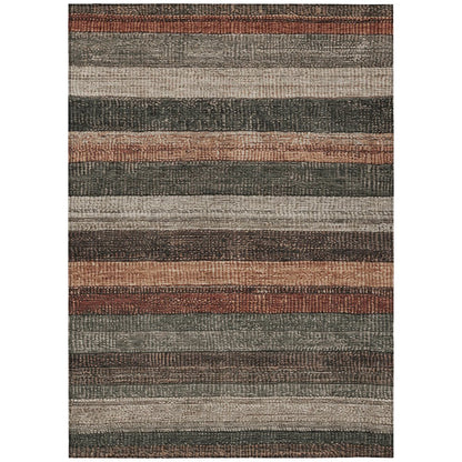 Machine Washable Indoor/Outdoor Chantille Paprika 10' x 14' Rug