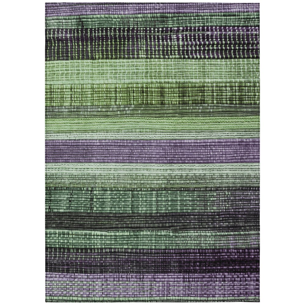 Machine Washable Indoor/Outdoor Chantille Purple 10' x 14' Rug