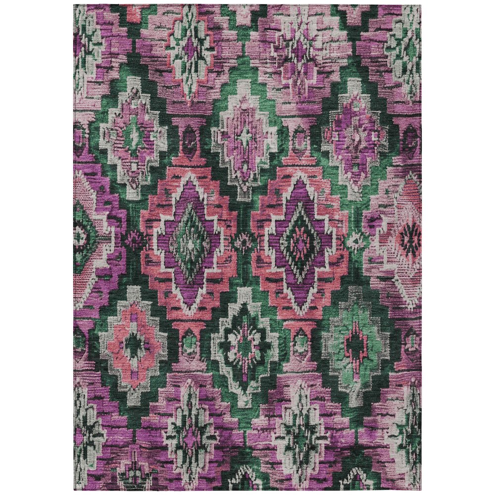 Machine Washable Indoor/Outdoor Chantille Blush 10' x 14' Rug