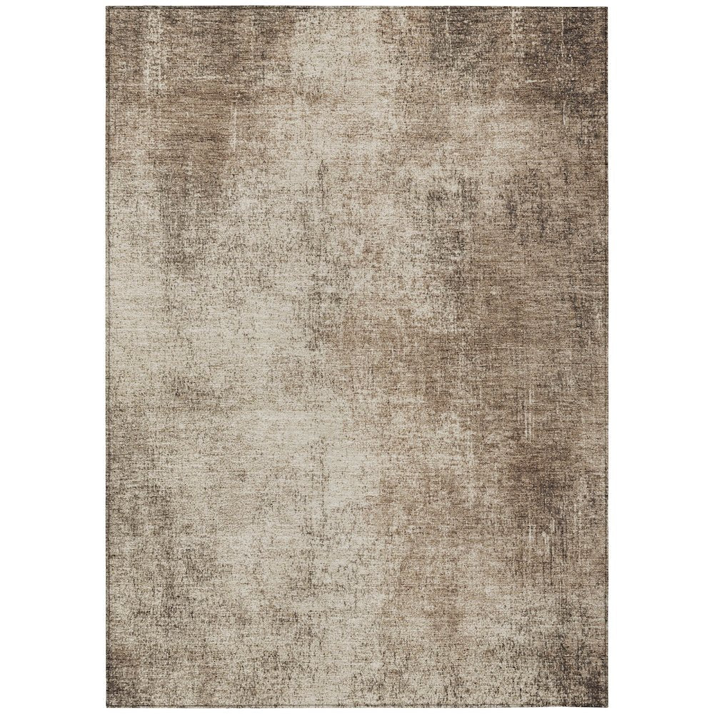 Machine Washable Indoor/Outdoor Chantille Taupe 10' x 14' Rug