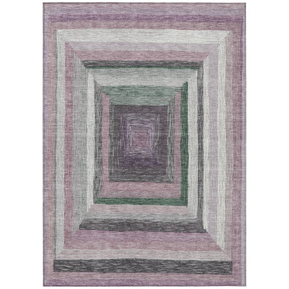 Machine Washable Indoor/Outdoor Chantille Blush 10' x 14' Rug