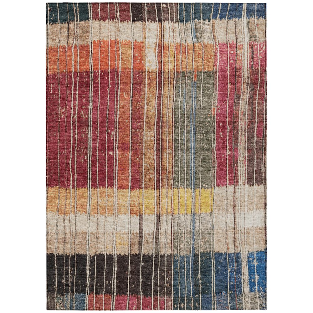 Machine Washable Indoor/Outdoor Chantille Beige 10' x 14' Rug