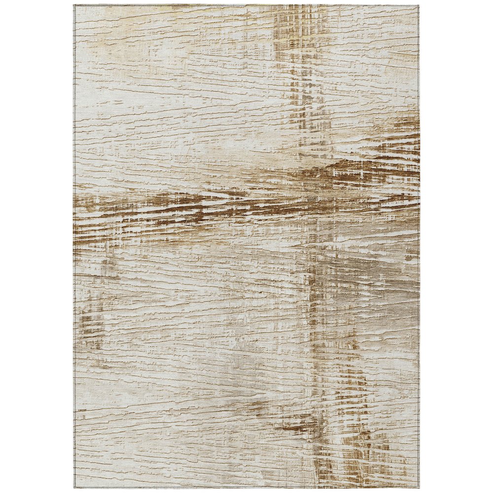 Machine Washable Indoor/Outdoor Chantille Ivory 10' x 14' Rug