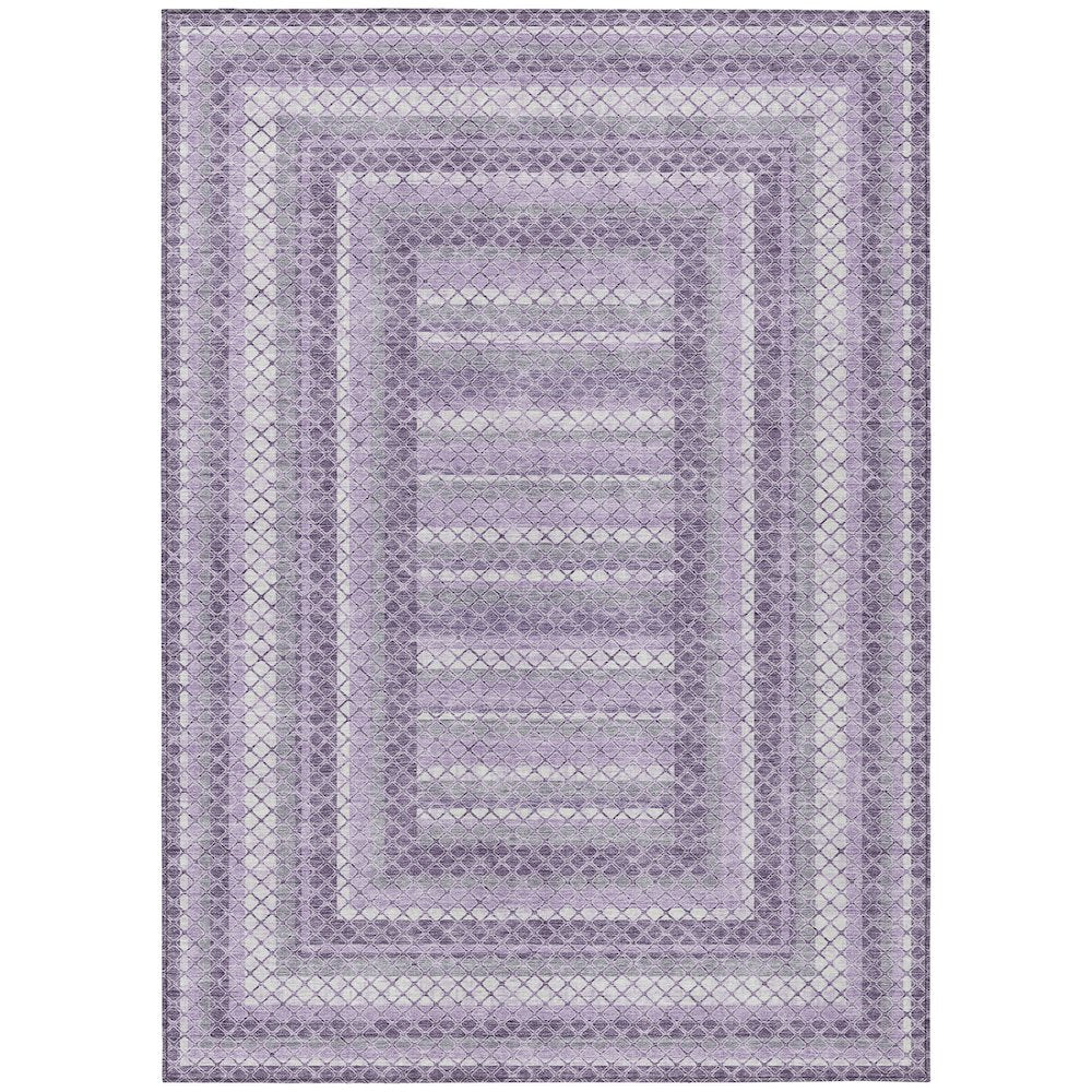 Machine Washable Indoor/Outdoor Chantille Lavender 10' x 14' Rug